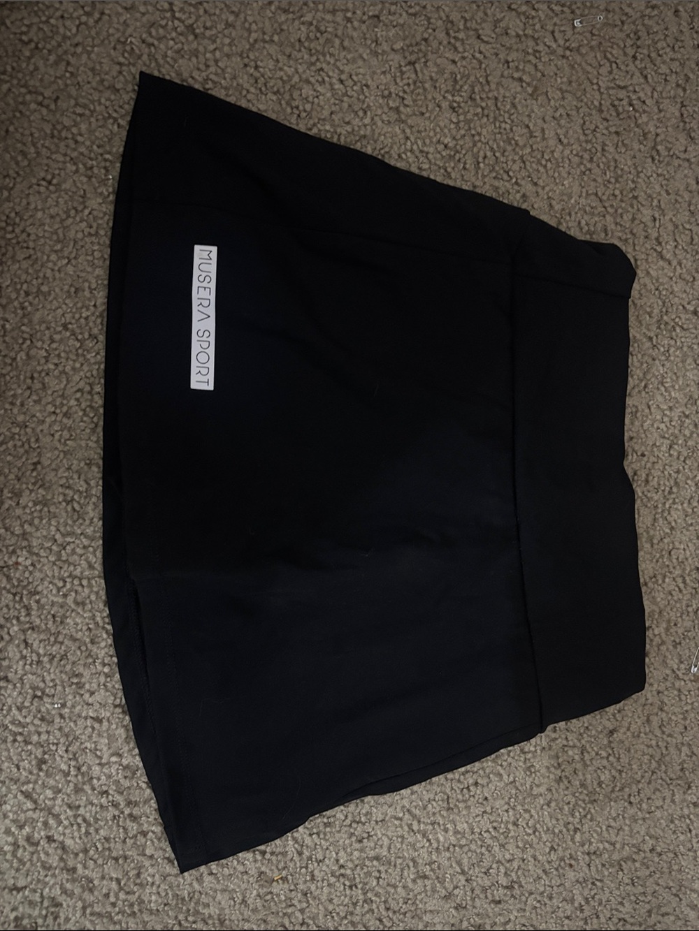 Musera Sport Black Mini Skirt - Athletic A-Line